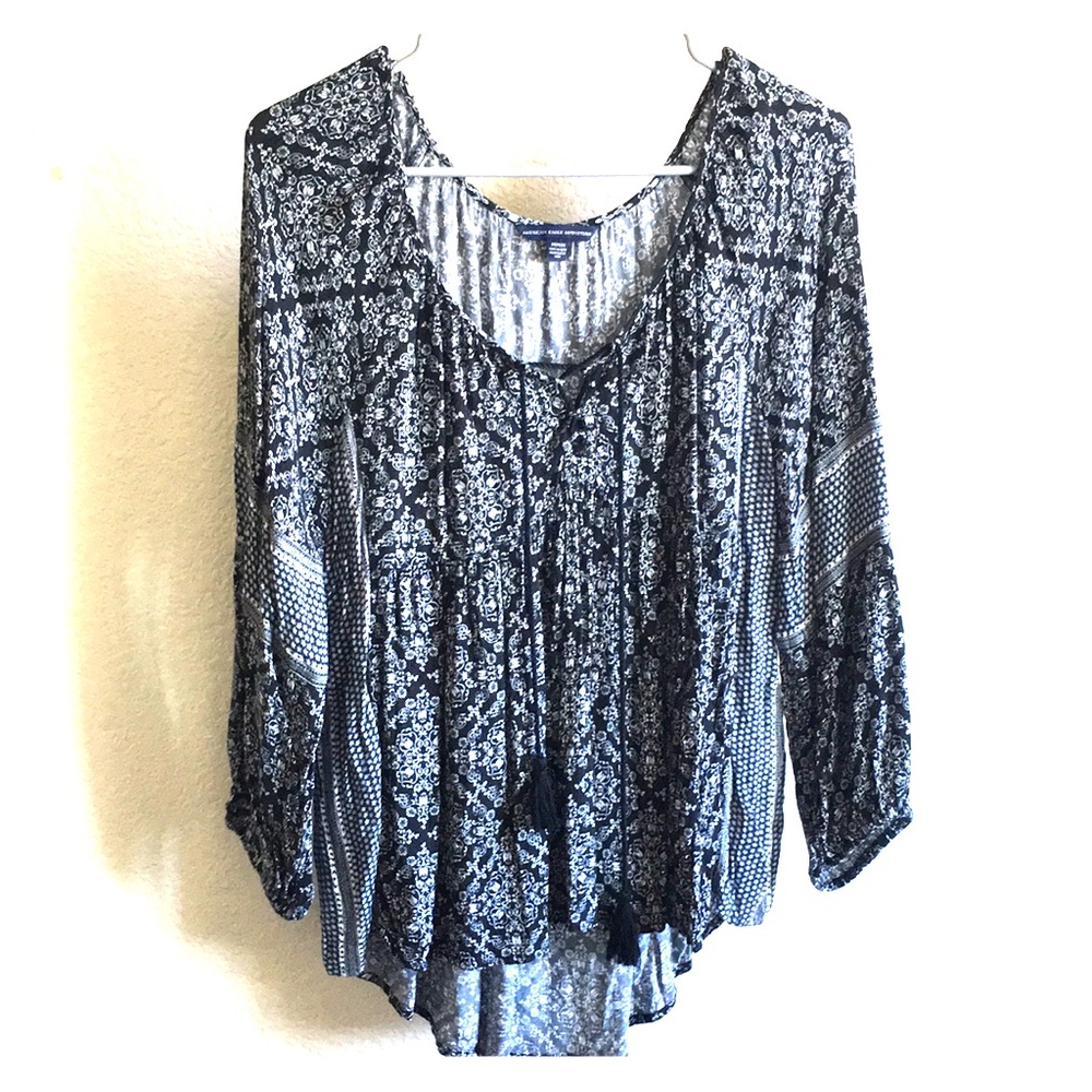 Medium American Eagle Peasant Blouse